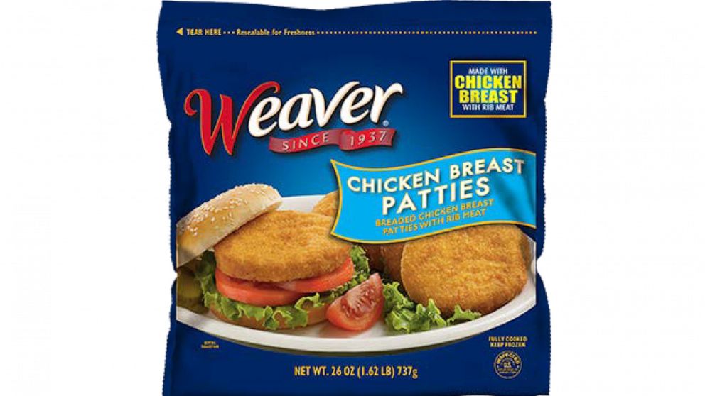 Tyson Foods recalls 39,000 pounds of frozen chicken patties