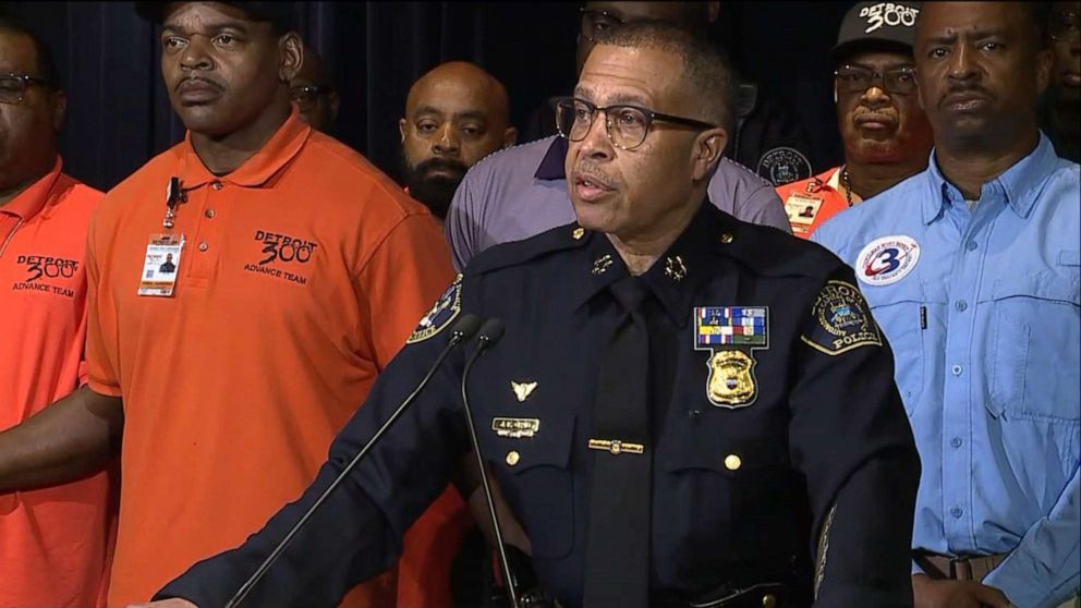 PHOTO: Detroit Police Chief James Craig speaks at a press conference, June 7, 2019.