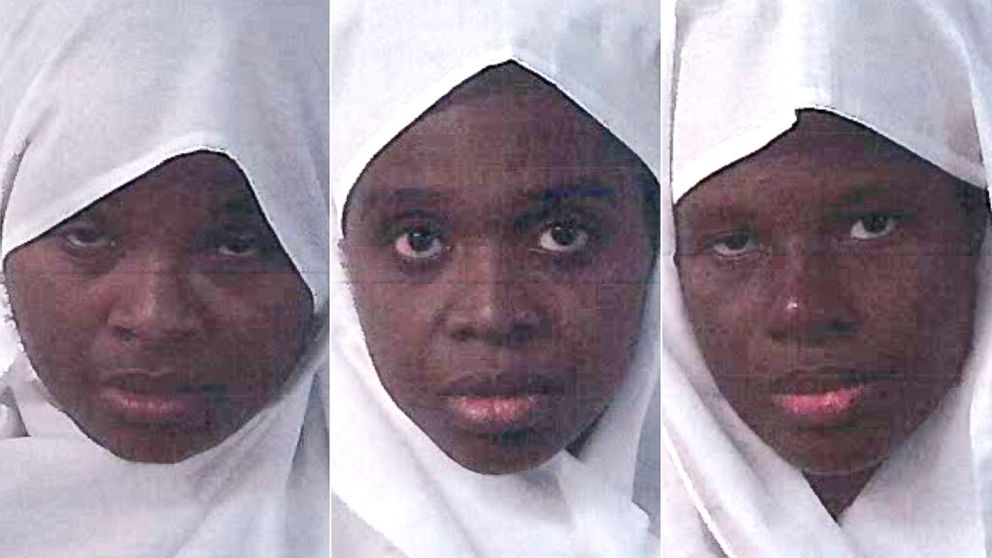 PHOTO: Hujrah Wahhaj along with Jany Leveille and Subhannah Wahhaj were arrested without incident in Taos believed to be mothers of eleven children that were rescued from filthy living conditions.