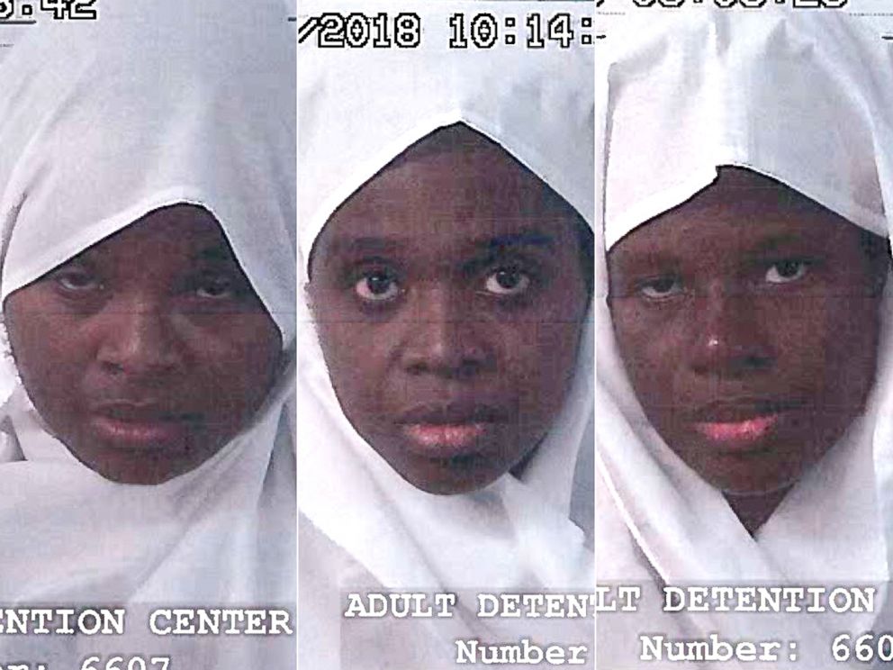 PHOTO: Hujrah Wahhaj along with Jany Leveille and Subhannah Wahhaj were arrested without incident in Taos believed to be mothers of eleven children that were rescued from filthy living conditions.