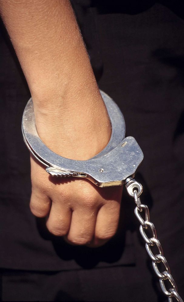 PHOTO: In this undated file photo, a child is shown wearing handcuffs.