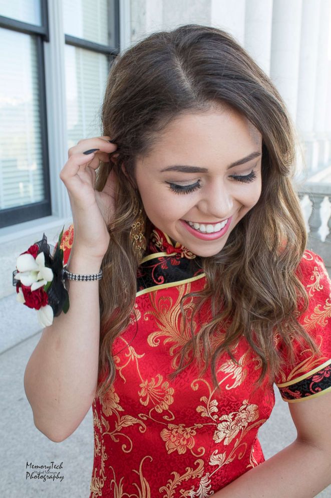 Teen defends Chinese prom dress that sparked cultural