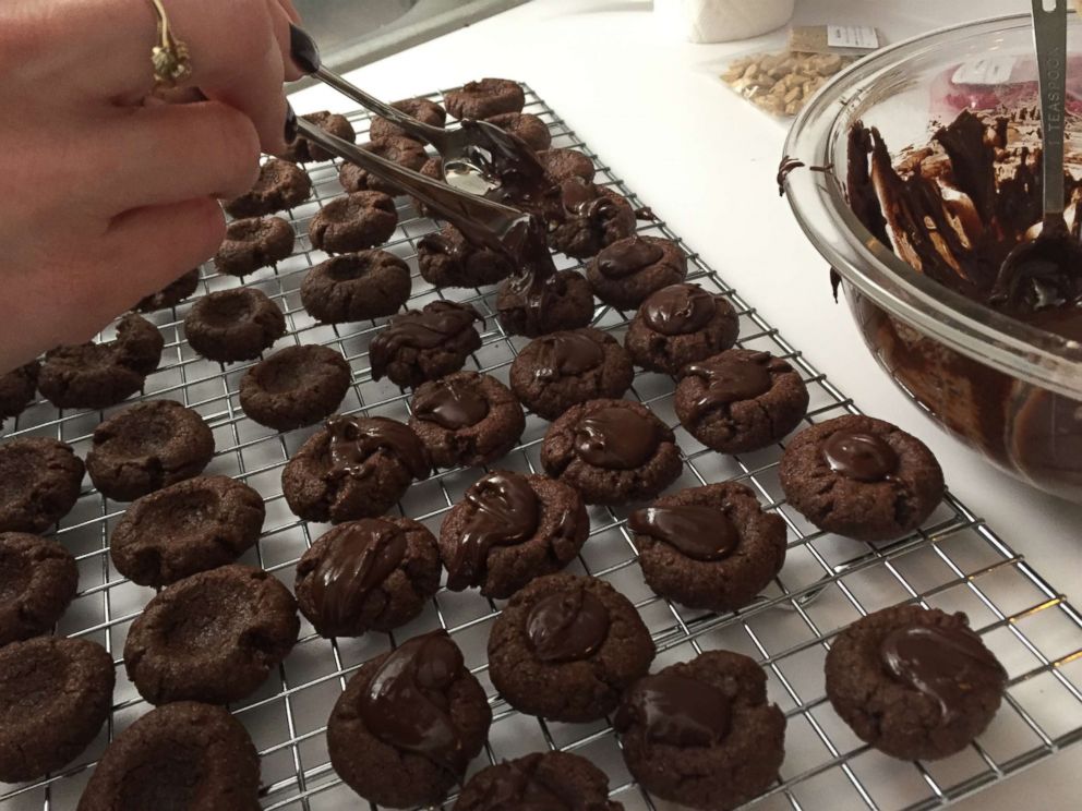 PHOTO: SoBakeable's Chocolate thumbprint cookies made by Dana Grant are photographed here.