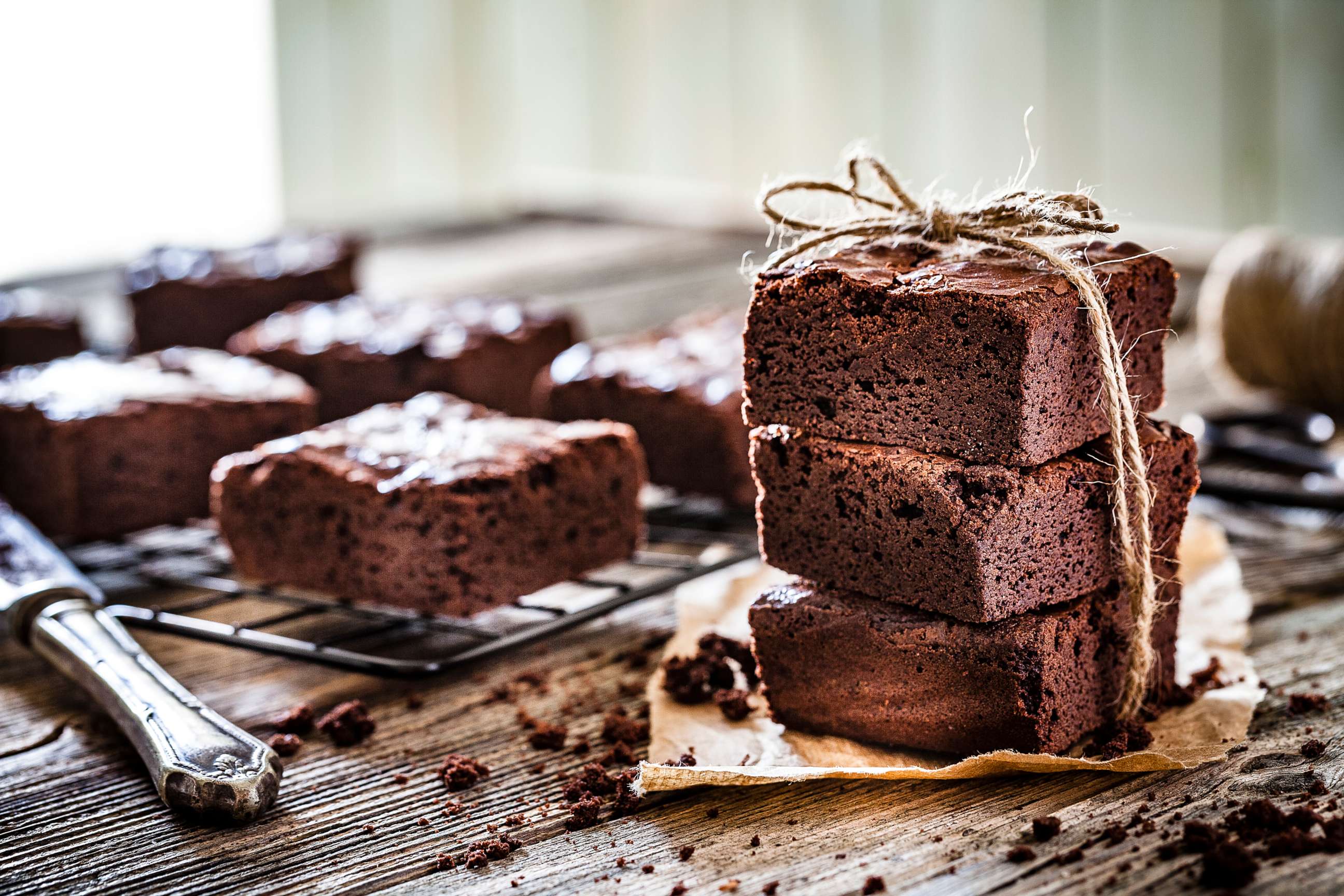 PHOTO: Chocolate brownies are seen in this stock photo.