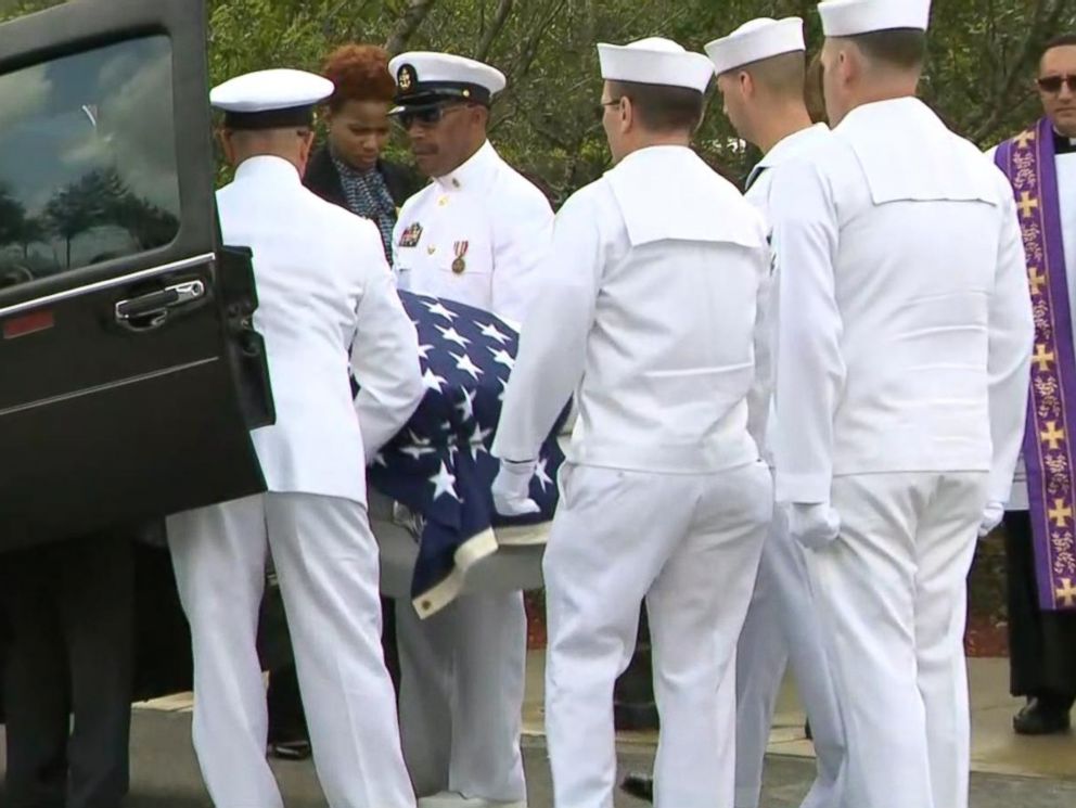 PHOTO: A funeral was held Feb. 21, 2018, for athletic director Christopher Hixon, 49, who was killed in the Florida high school shooting on Feb. 14.