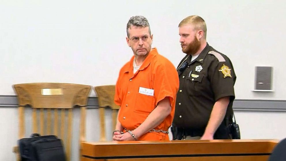 PHOTO: Christian R. Martin, a pilot for the American Airlines subsidiary PSA, appeared  a Kentucky courtroom on May 22, 2019, and was arraigned on three counts of murder and arson stemming from the 2015 killings of his neighbors.