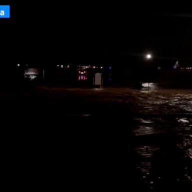 The flooding comes as more than 30 million Americans are on alert for severe weather this Easter weekend.