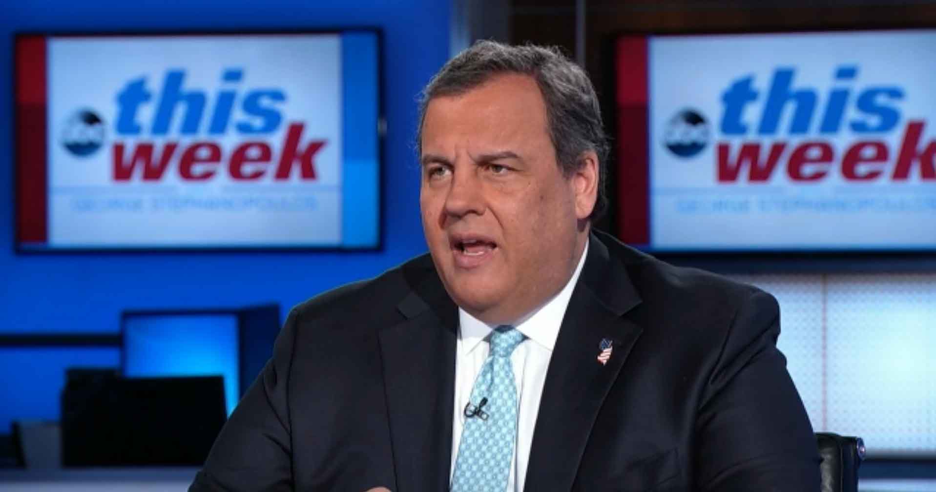 PHOTO: Former New Jersey Gov. Chris Christie appeared on "This Week," Jan. 27, 2019, to promote his new book, "Let Me Finish: Trump, the Kushners, Bannon, New Jersey, and the Power of In-Your-Face Politics."