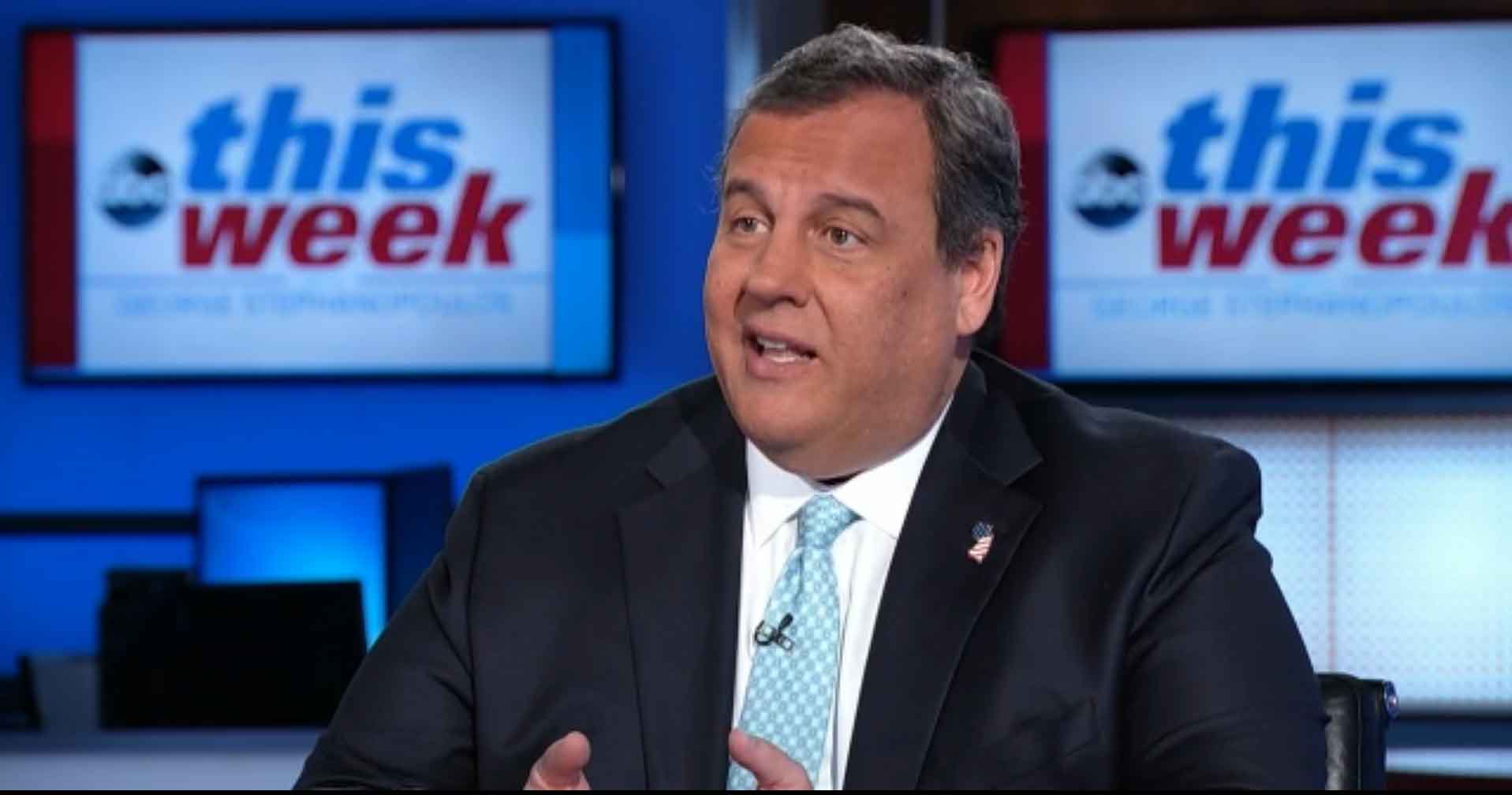 PHOTO: Former New Jersey Gov. Chris Christie appeared on "This Week," Jan. 27, 2019, to promote his new book, "Let Me Finish: Trump, the Kushners, Bannon, New Jersey, and the Power of In-Your-Face Politics."