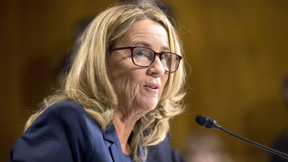 Christine Blasey Ford, who accused Supreme Court nominee Brett Kavanaugh of sexual misconduct when they were teenagers, emotionally recalled the alleged attack before the Senate Judiciary Committee.