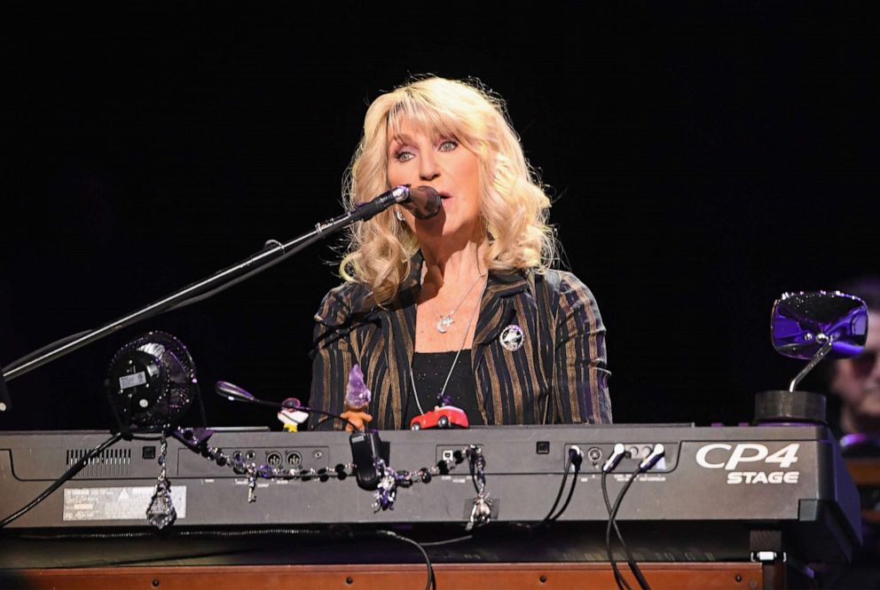 PHOTO: In this March 11, 2019, file photo, Christine McVie of Fleetwood Mac performs onstage during Fleetwood Mac In Concert at Madison Square Garden in New York.