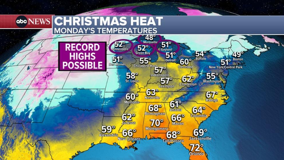 Christmas Weather Forecast 2024 Kylie - Emlyn Marnie