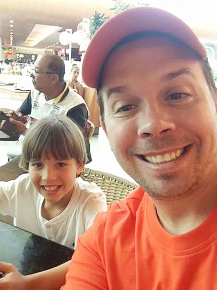 PHOTO: Christopher Brann and his son Nicolas are seen in an undated photograph. Court documents say that in July 2013, Nicolas went to Brazil with his mother for a wedding and has not returned to the US since then.