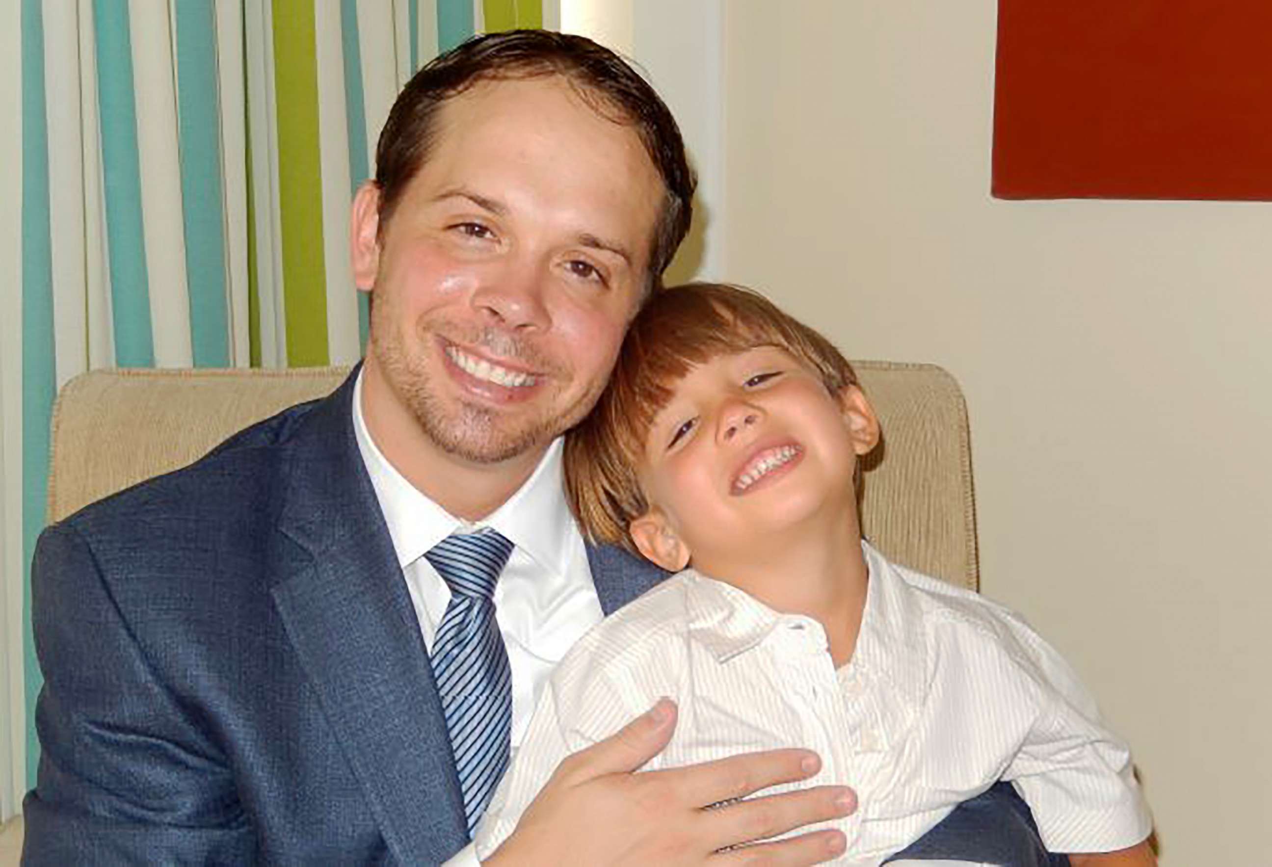 PHOTO: Christopher Brann and his son Nicolas are pictured in an undated photograph. According to a criminal complaint, Brann's ex-wife Marcelle Guimaraes has allegedly kept Nicolas in her native Brazil for five years and away from his father. 