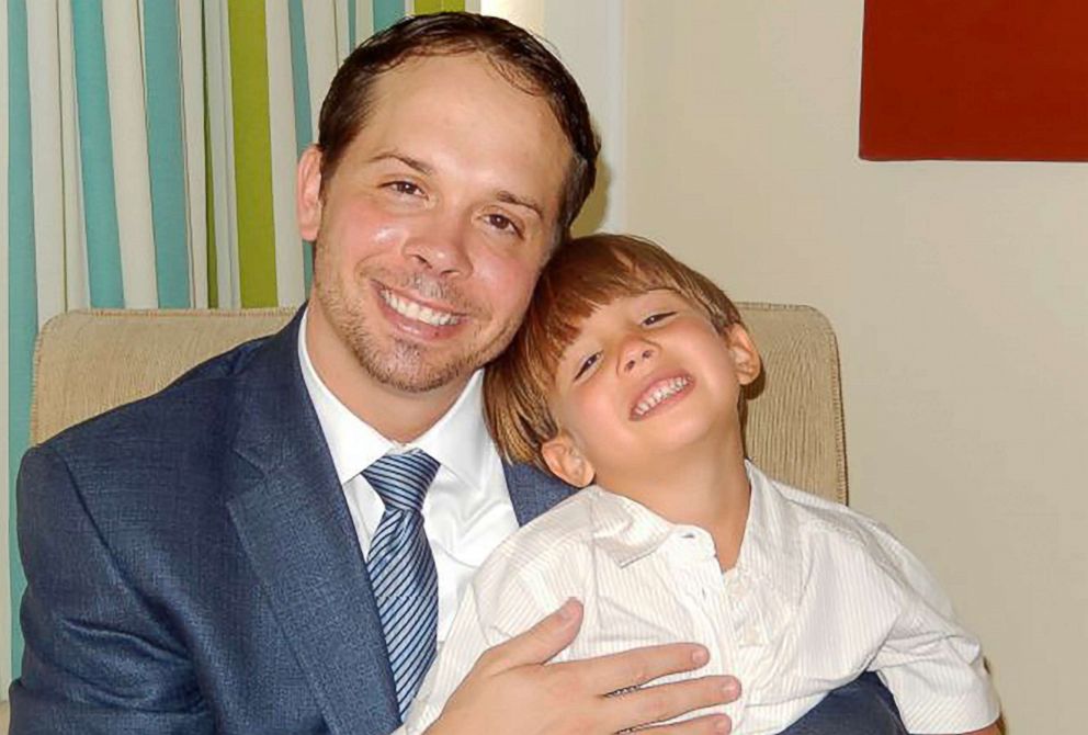 PHOTO: Christopher Brann and his son Nicolas are pictured in an undated photograph. According to a criminal complaint, Brann's ex-wife Marcelle Guimaraes has allegedly kept Nicolas in her native Brazil for five years and away from his father. 