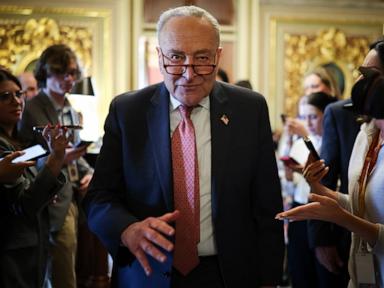 Senate Democrats tight-lipped after huddling over looming government shutdown