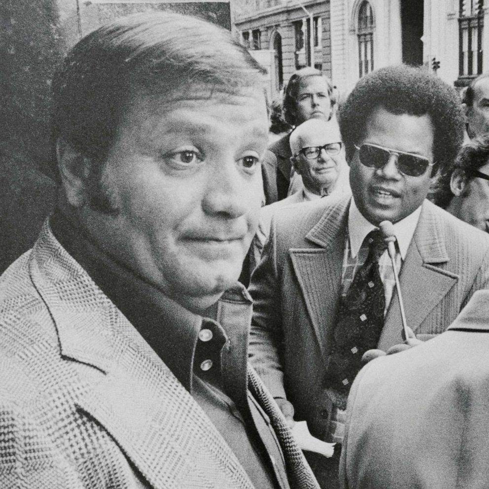 PHOTO: Charles "Chuckie" O'Brien, left, appeared before a federal grand jury investigating the disappearance of Jimmy Hoffa in 1975.