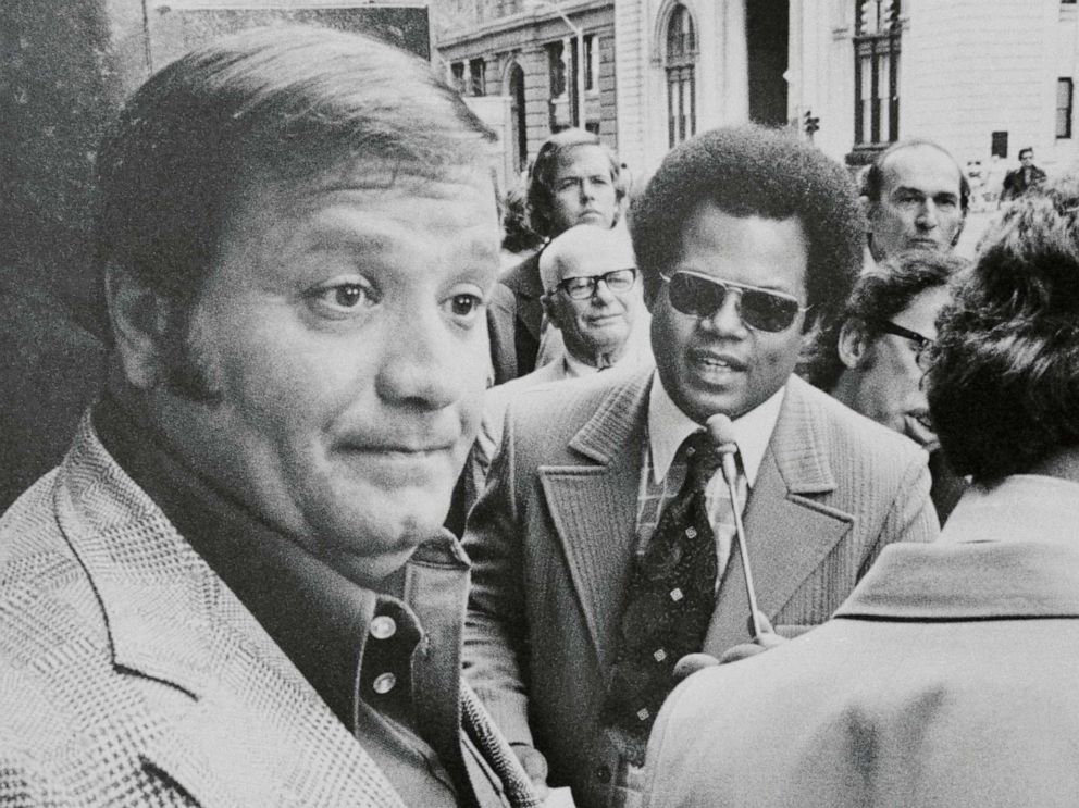 PHOTO: Charles Chuckie OBrien, left, appeared before a federal grand jury investigating the disappearance of Jimmy Hoffa in 1975.