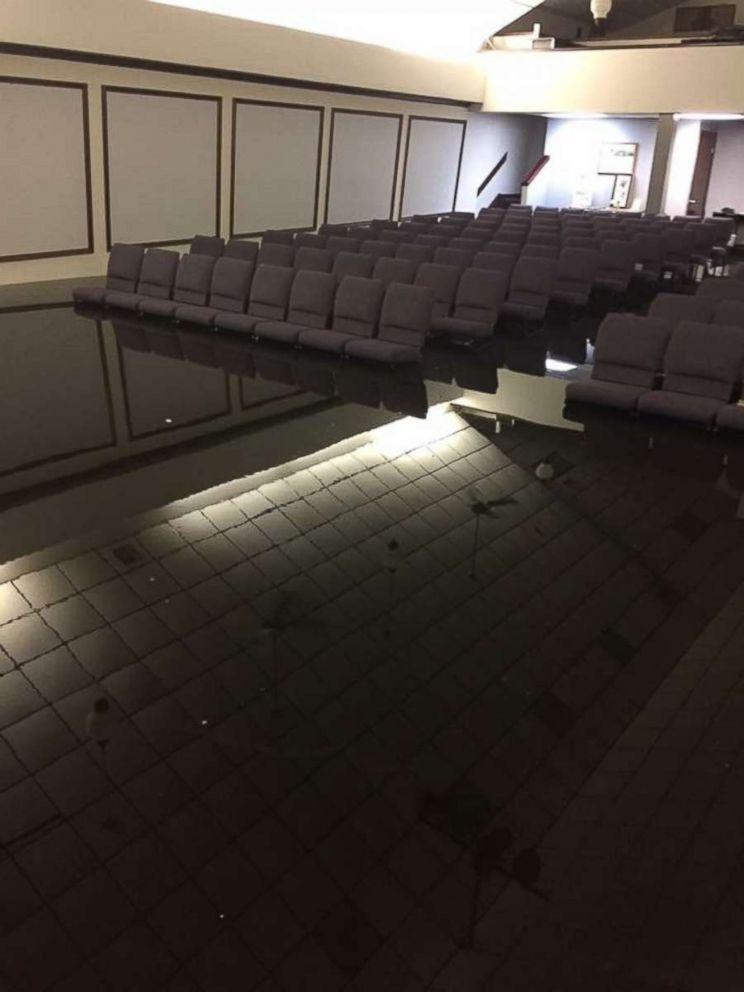 PHOTO: The Hi-Way Tabernacle Church in Cleveland, Texas was severely damaged by Hurricane Harvey.