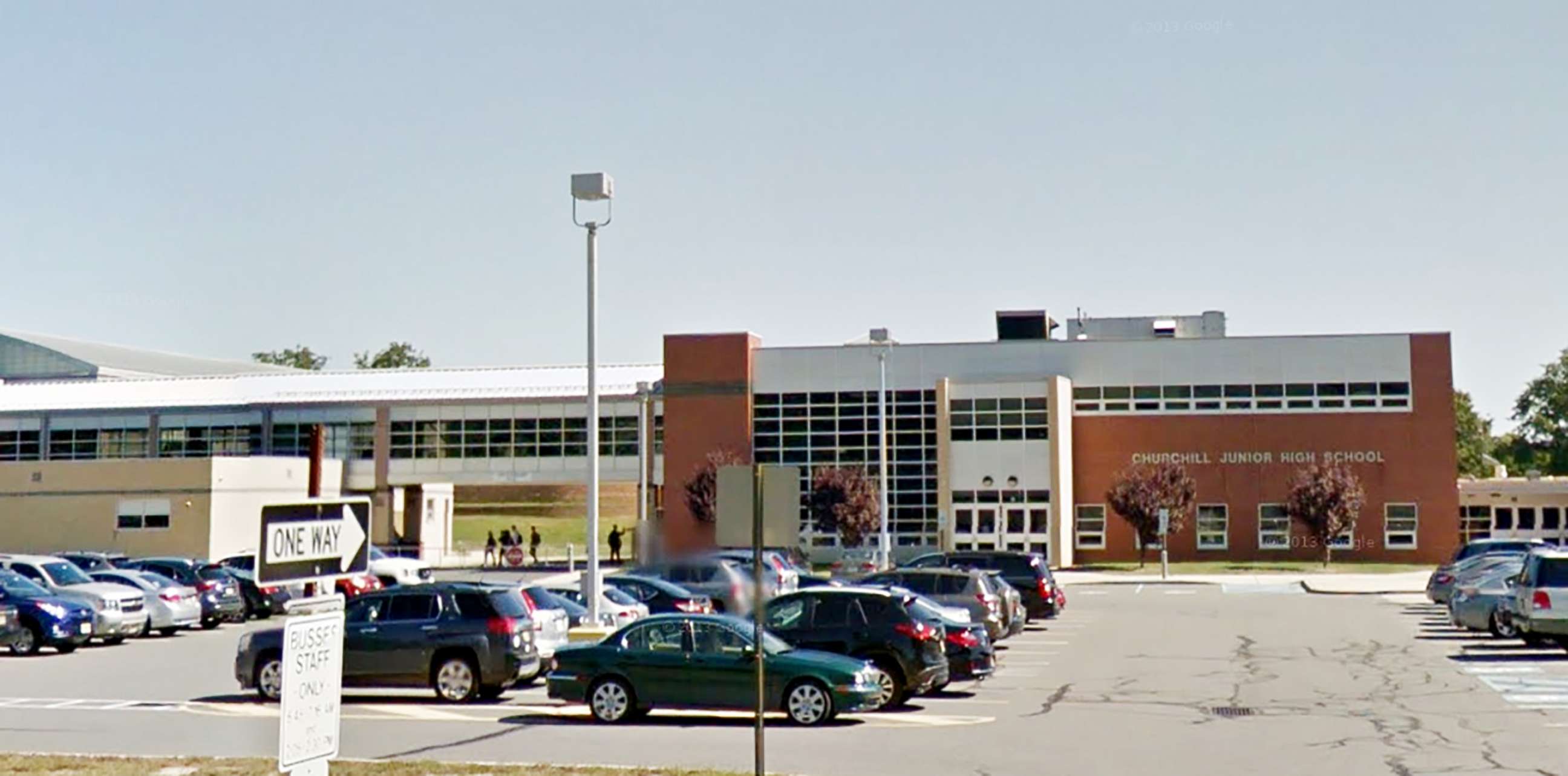 PHOTO: Churchill Junior High School in East Brunswick, N.J., is pictured in this undated image from Google.