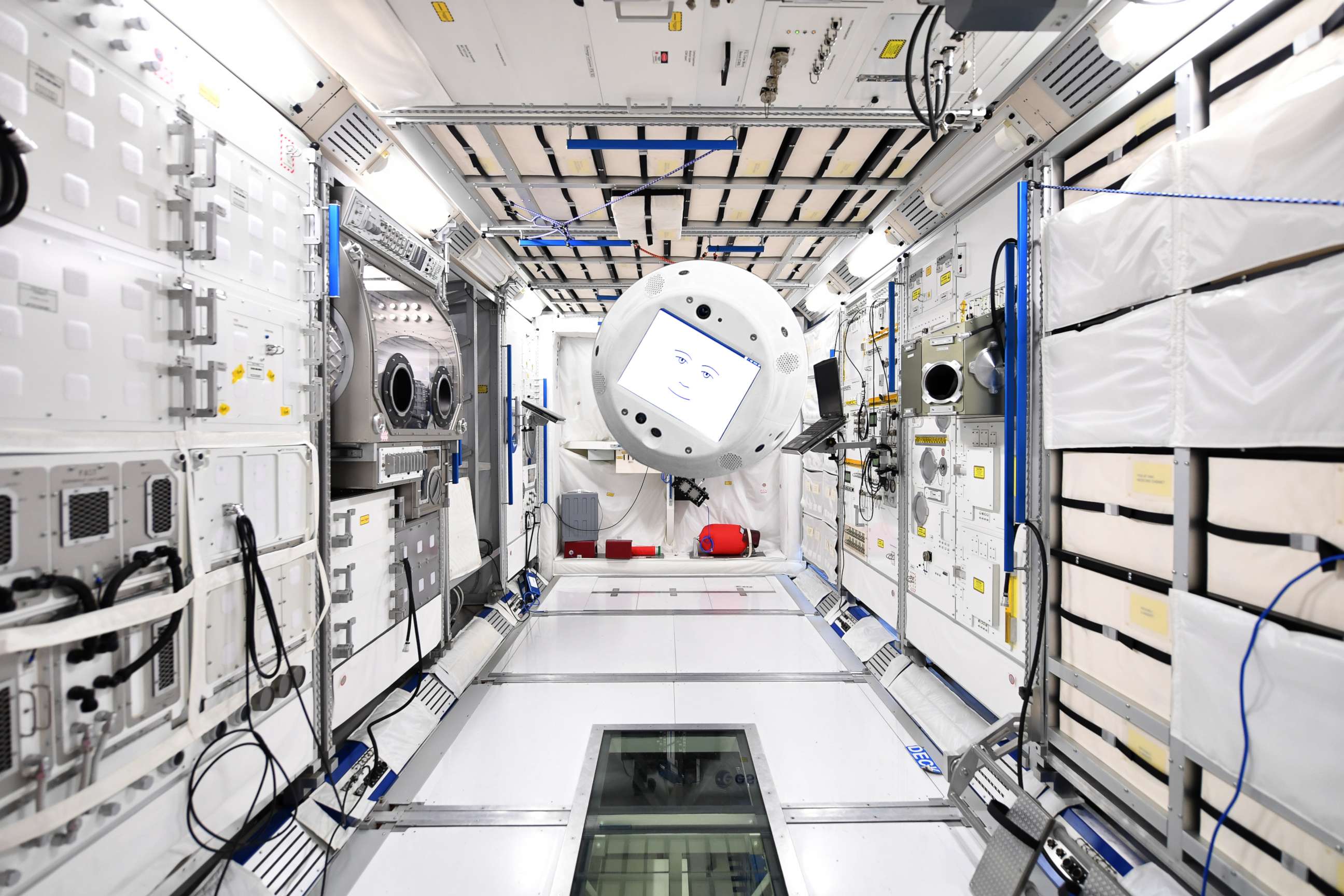 PHOTO: CIMON (Crew Interactive Mobile CompanioN),a mobile and autonomous assistance system designed to aid astronauts with their everyday tasks on the ISS powered by IBM Watson.