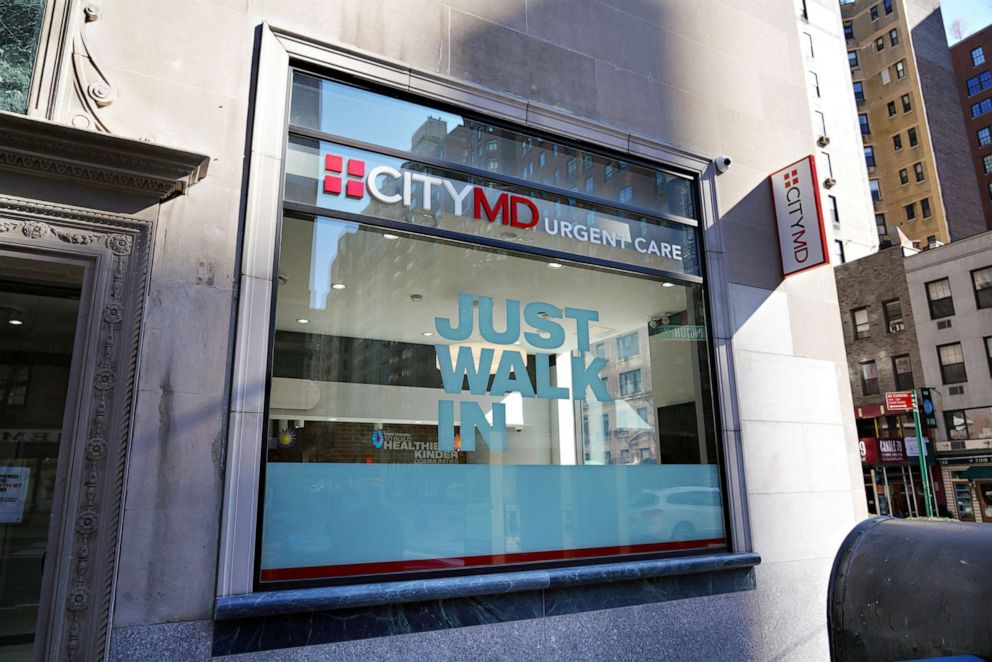 PHOTO: An exterior view of CITYMD Urgent Care on March 24, 2020 in New York City.