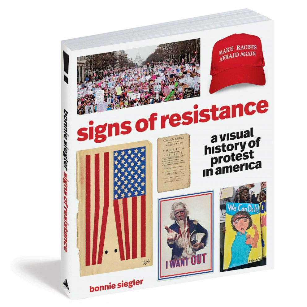 PHOTO: The cover of Bonnie Siegler's book "Signs of Resistance, A Visual History of Protest in America."