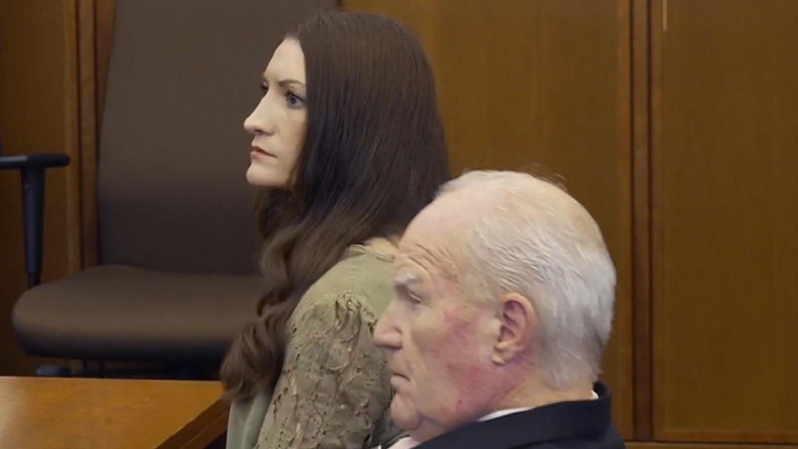 PHOTO: Lindsay Clancy and attorney Kevin Reddington sit in court during the triple murder trial of the Duxbury mother in Plymouth Superior Court, in Plymouth, Massachusetts, September 4, 2026.