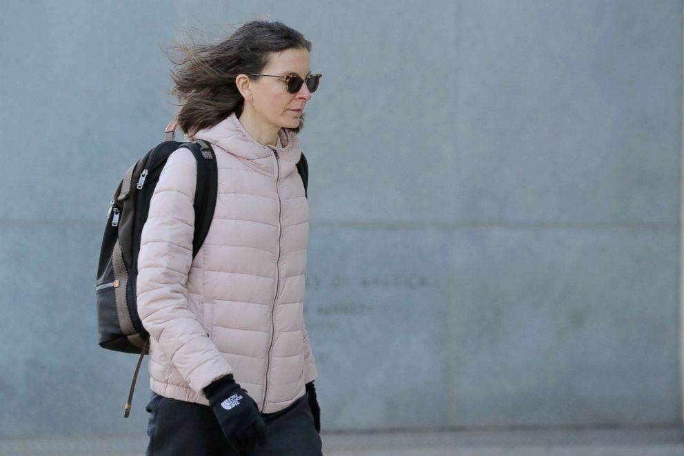 PHOTO: Clare Bronfman, an heiress of the Seagram's liquor empire, arrives at the Brooklyn Federal Courthouse, for her trial regarding sex trafficking and racketeering related to the Nxivm cult in the Brooklyn borough of New York, Jan. 9, 2019.