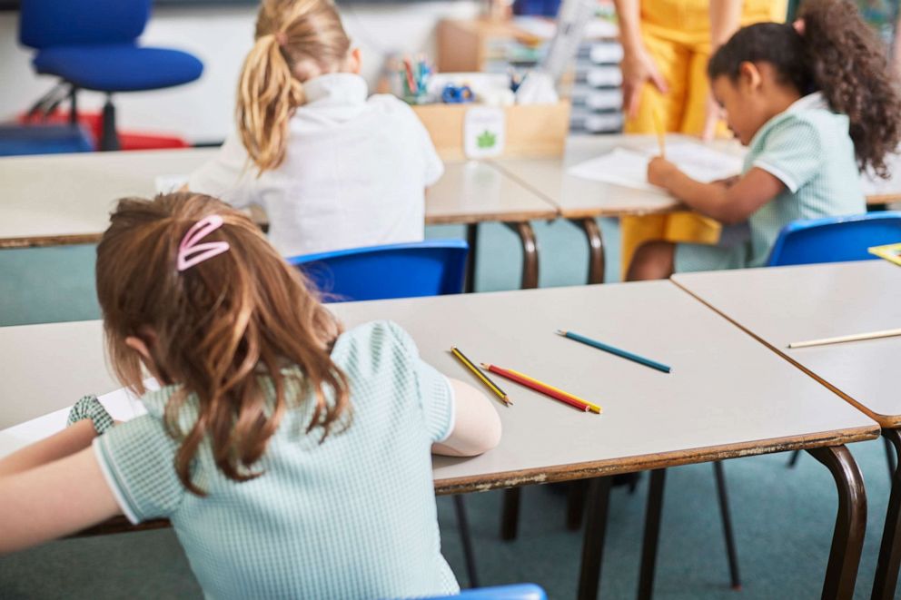 PHOTO: Elementary school-aged students in a classroom in an undated stock photo. 