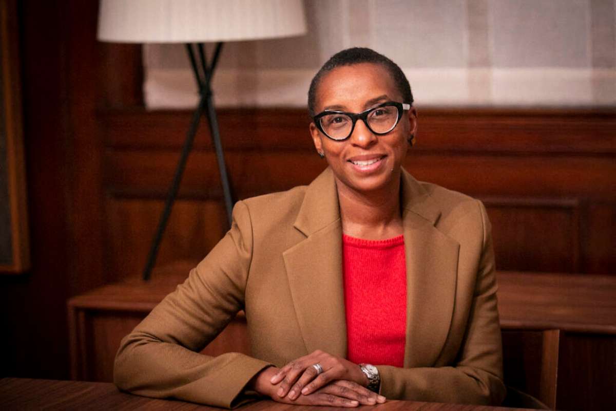 PHOTO: Harvard University named Claudine Gay as its new president on Dec. 15, 2022, the first African American to hold the post at the prestigious university. Gay will become the 30th president of Harvard on July 1, 2023.