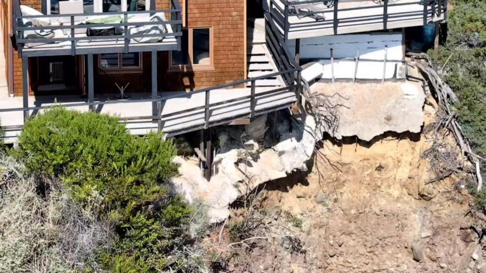 California Landslide Appears To Leave 3 Multimillion-dollar Homes ...