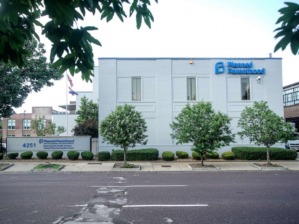 PHOTO: A street view outside the Reproductive Health Services of Planned Parenthood St. Louis Region, Missouris sole abortion clinic, in St. Louis, May 28, 2019.