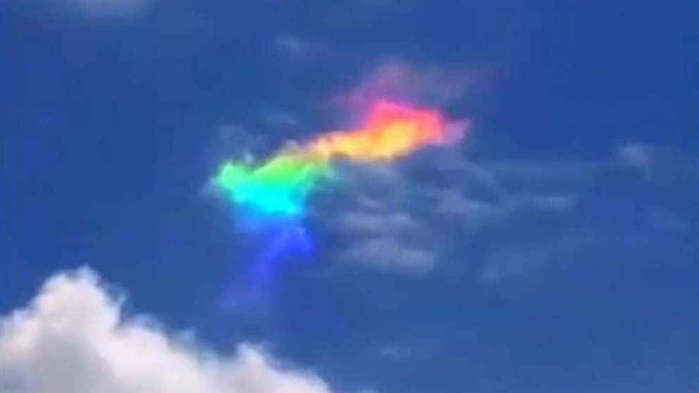 Stunning Rainbow Cloud Caught On Video What To Know About The