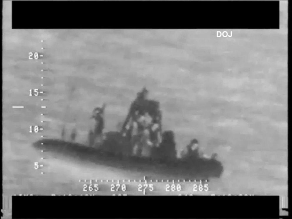 PHOTO: Miles off the coast of California, a U.S. Coast Guard ship was dispatched to intercept a submarine-like vessel with millions of dollars worth of cocaine on board, allegedly bound for the U.S.