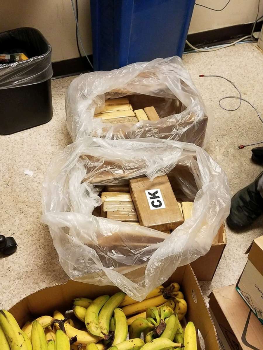 PHOTO: Employees at a Safeway grocery store in King County, Wash., stumbled upon about 22 kilos of cocaine, with an approximate street value of $550,000, in a shipment of bananas on Sunday, Aug. 18, 2019. 