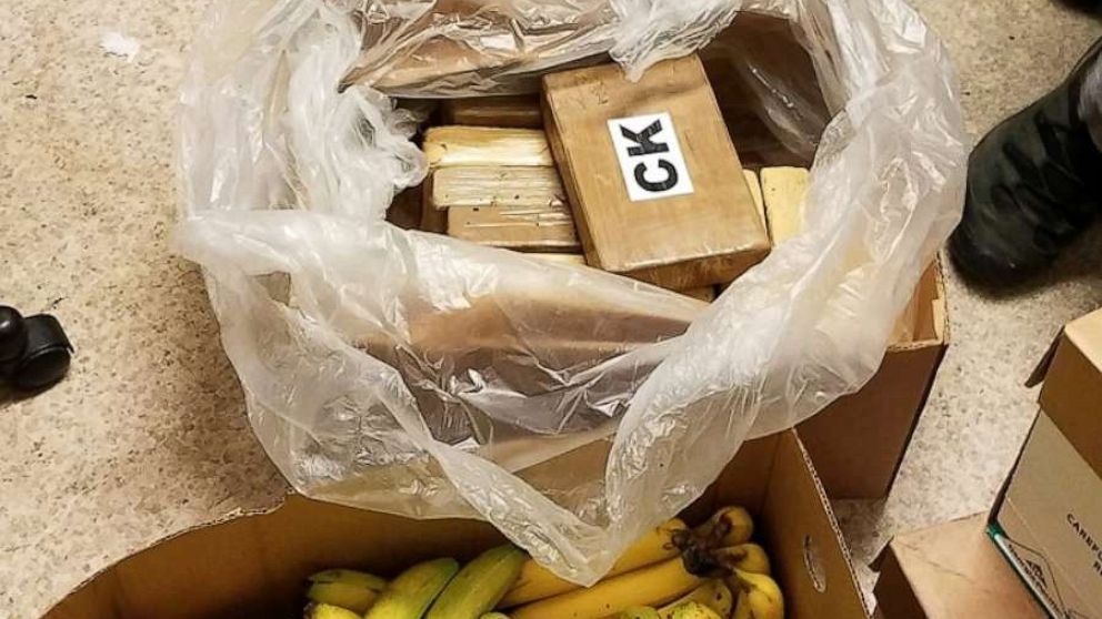 PHOTO: Employees at a Safeway grocery store in King County, Wash., stumbled upon about 22 kilos of cocaine, with an approximate street value of $550,000, in a shipment of bananas on Sunday, Aug. 18, 2019. 