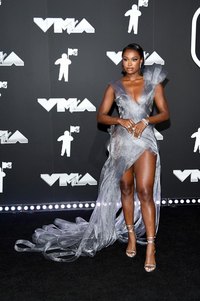 PHOTO: Coco Jones attends the 2024 MTV Video Music Awards at UBS Arena on Sept. 11, 2024, in Elmont, New York. 