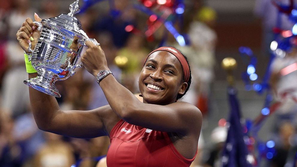 VIDEO: Coco Gauff's message to young girls: 'Never give up on your dreams'