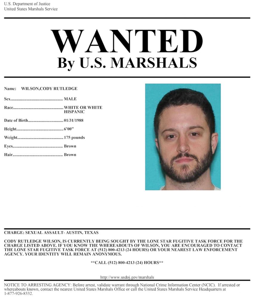 PHOTO: A wanted poster for Cody Wilson, founder of a 3D gun printing company.