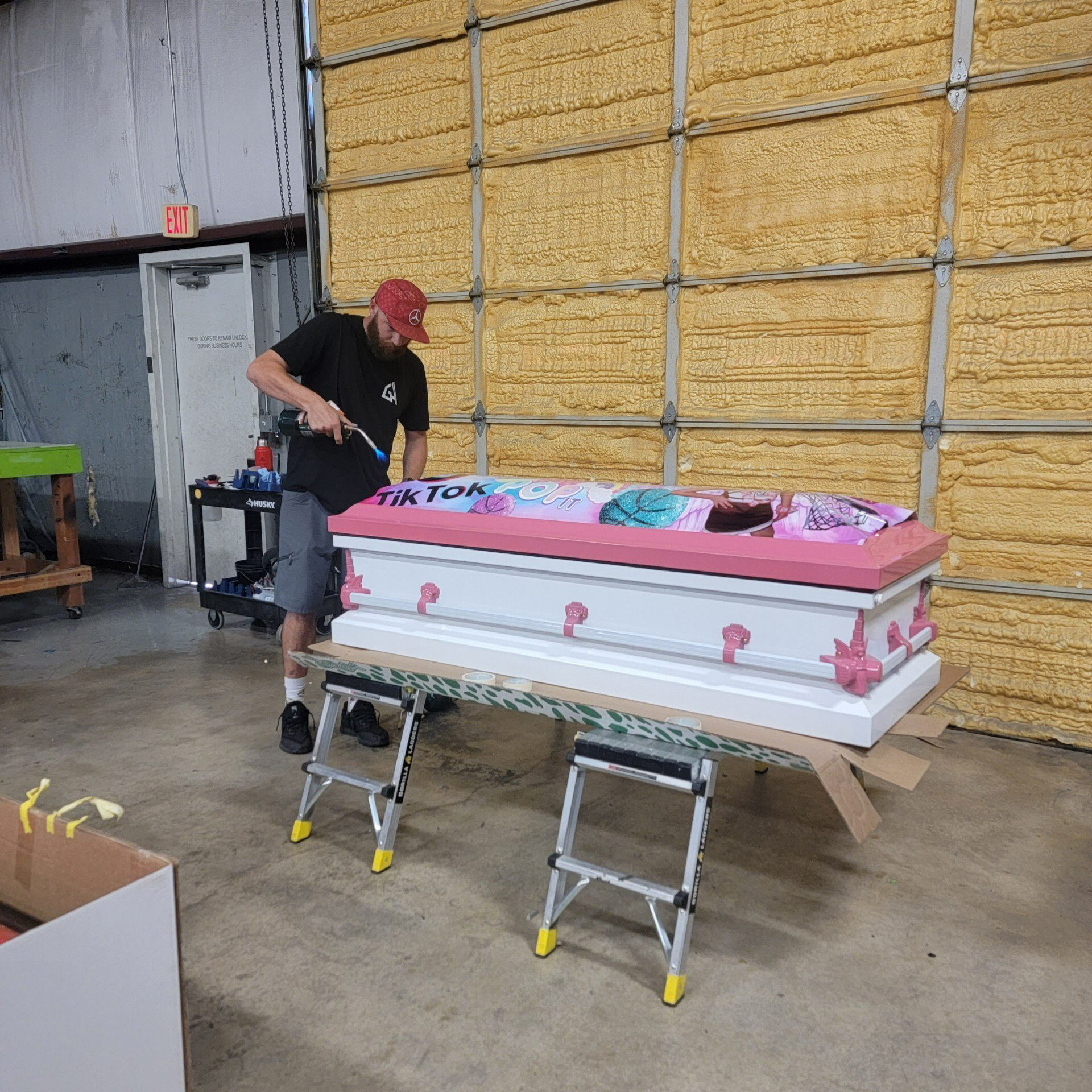 PHOTO: Trey Ganem said the Uvalde families have welcomed the process of designing a custom casket for their loved one.