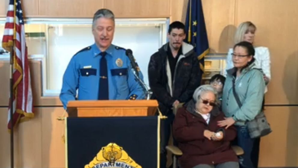 PHOTO: Col. Barry Wilson of the Alaska State Troopers speaks at a press conference to announce an arrest in the 1993 cold case murder of 20-year-old Sophie Sergie, Feb. 15, 2019.