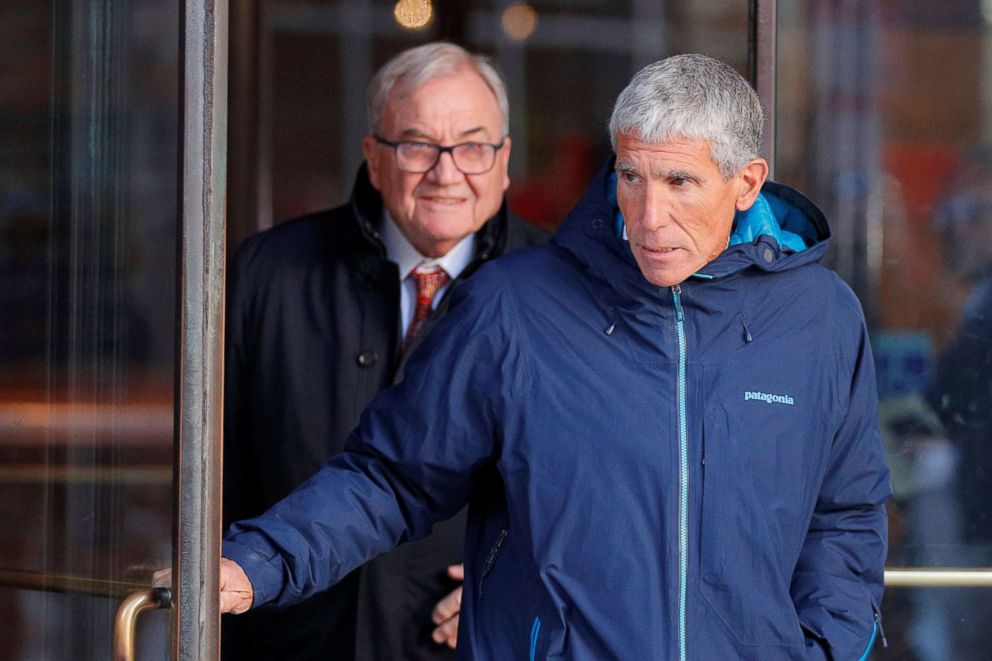 PHOTO: William "Rick" Singer leaves the federal courthouse after facing charges in a nationwide college admissions cheating scheme in Boston, March 12, 2019.