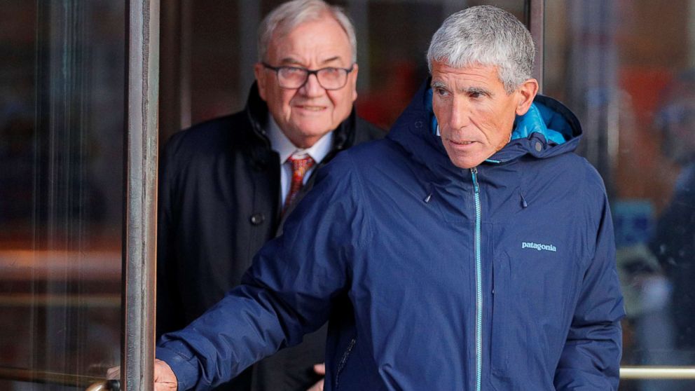 PHOTO: William "Rick" Singer leaves the federal courthouse after facing charges in a nationwide college admissions cheating scheme in Boston, March 12, 2019.