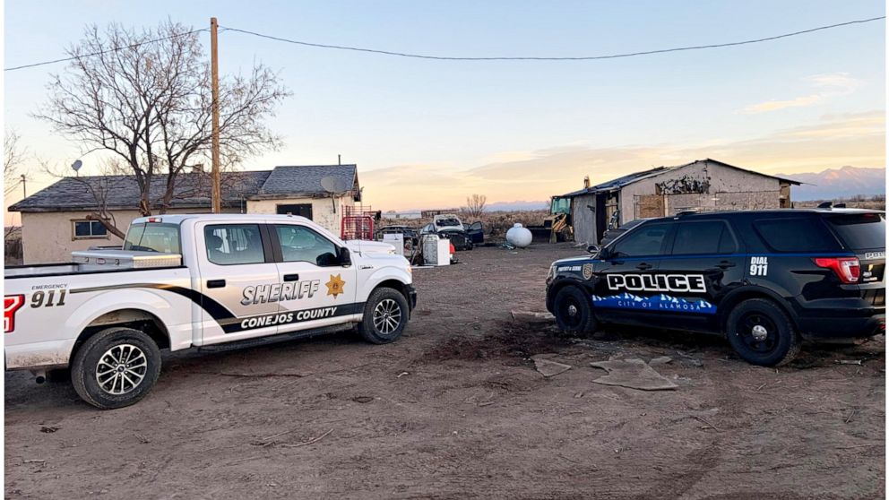 PHOTO:  The remains of three bodies were found on two properties in Colorado's San Luis Valley. 