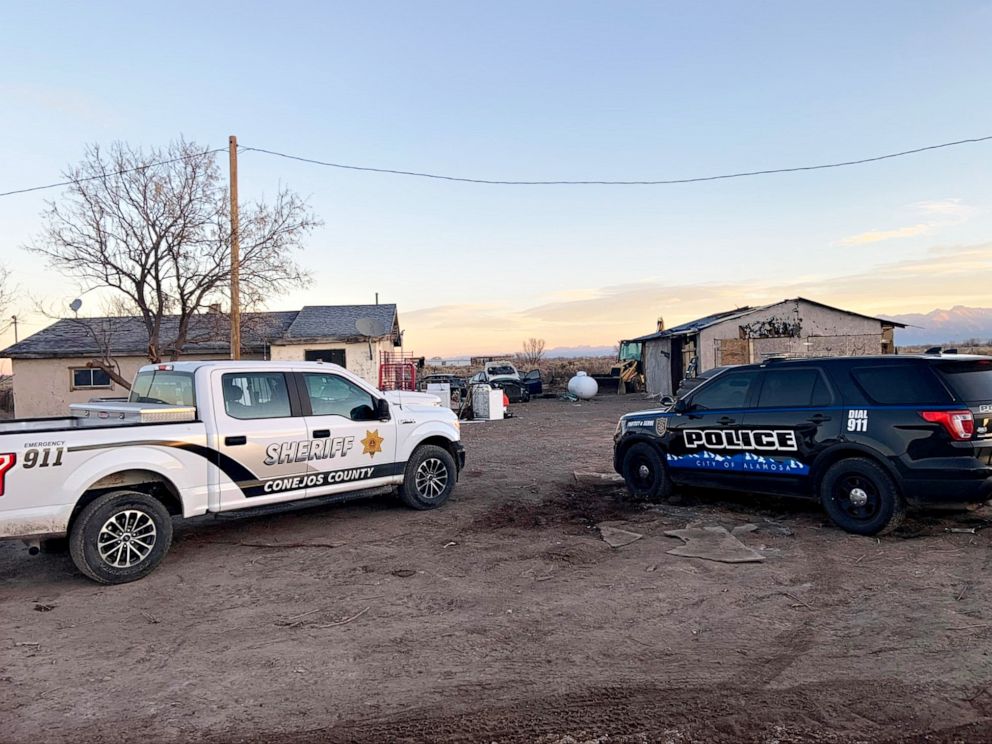 PHOTO:  The remains of three bodies were found on two properties in Colorado's San Luis Valley. 