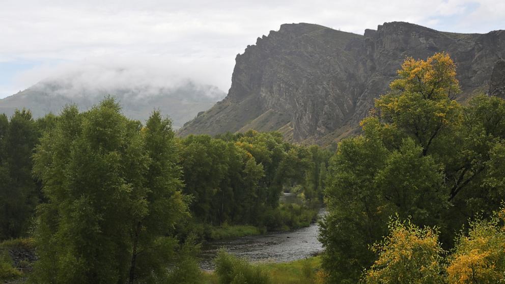 PHOTO: The Colorado River flows near Kremmling, Colorado, on part of its 1,450 mile journey to the rivers end in Mexico Sept. 4, 2024.