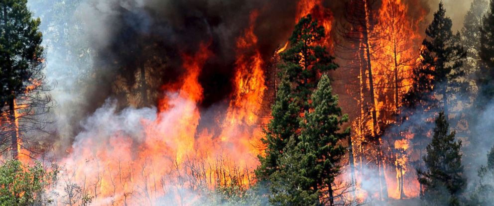 Hot, dry conditions help fuel fast-moving wildfires in the West - ABC News