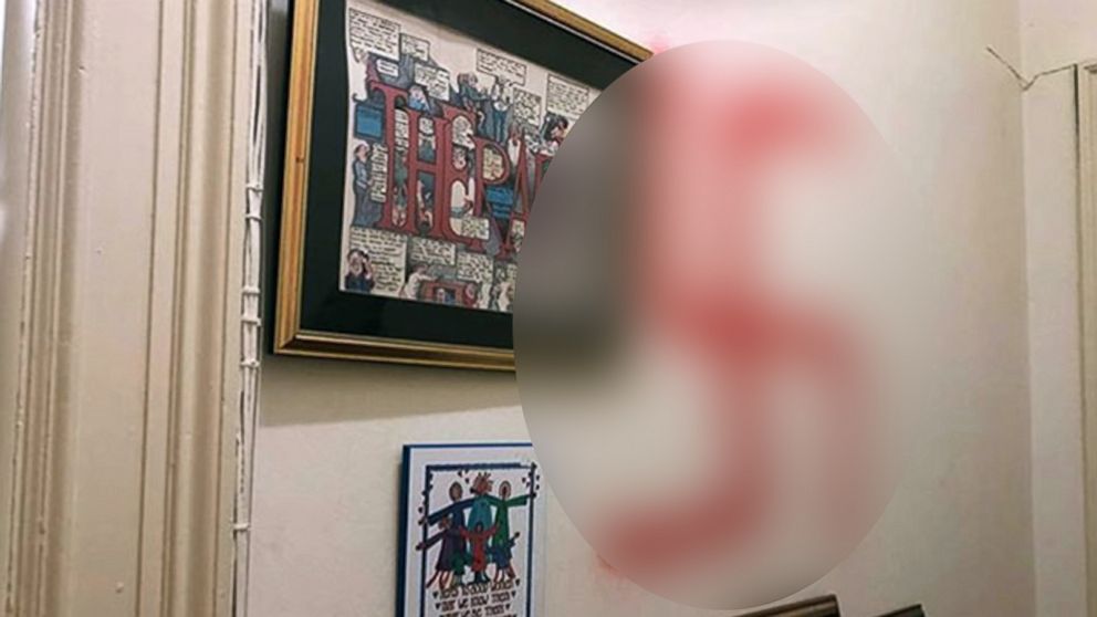 Columbia University professor's office vandalized with swastikas, anti-Semitic words