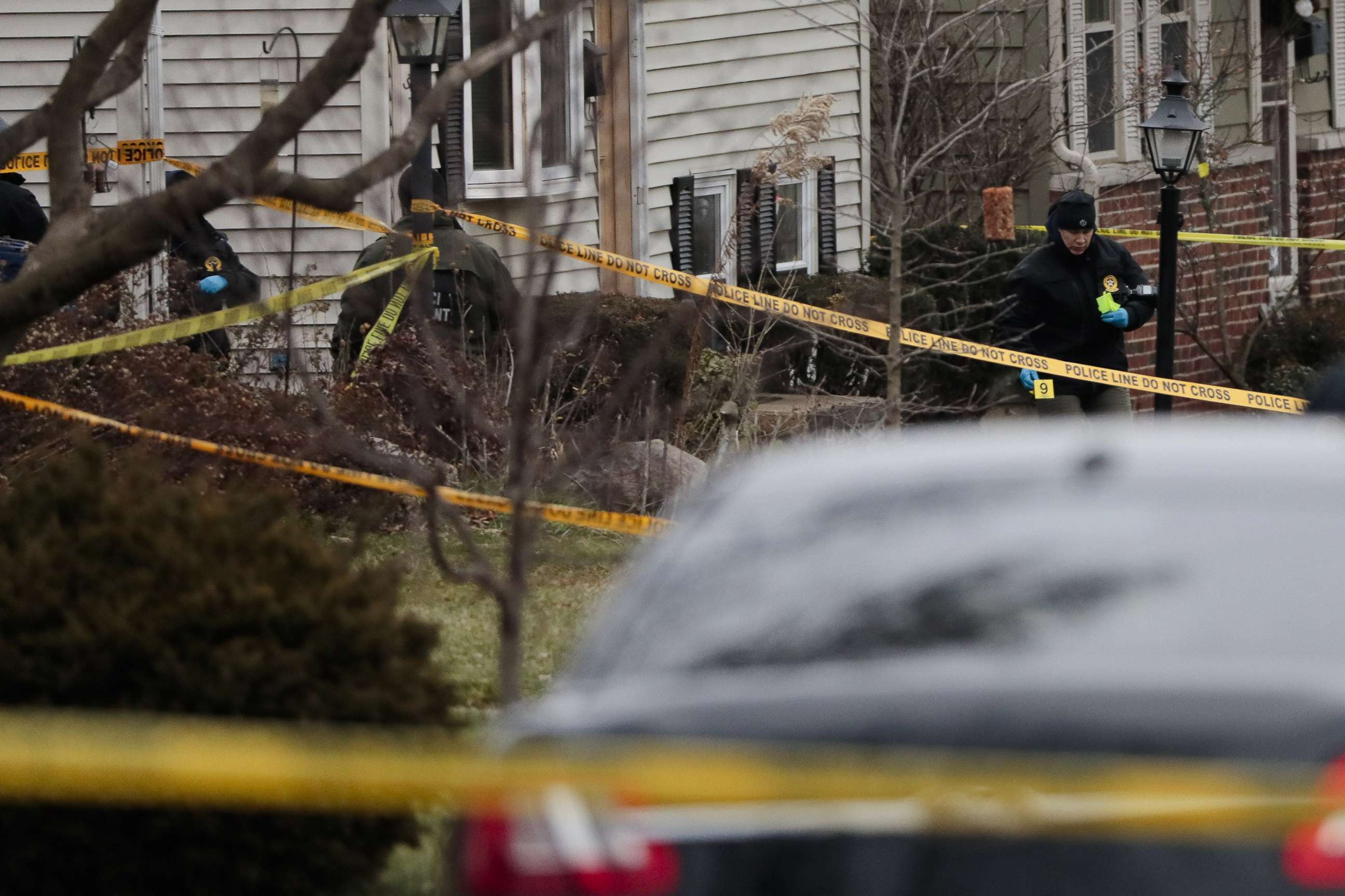 PHOTO: Ohio Bureau of Criminal Investigation agents work the scene of an officer-involved shooting, Dec. 22, 2020, in Columbus, Ohio.
